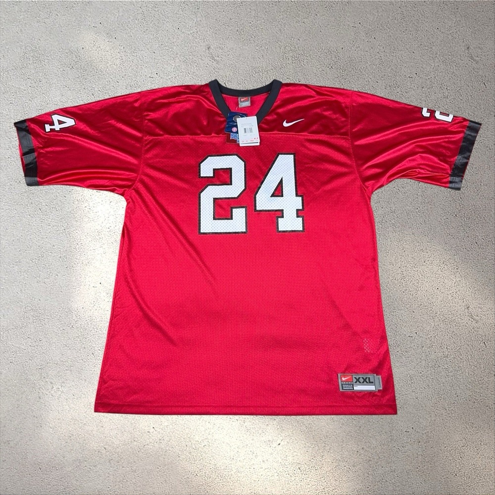 NWT Nike UGA Georgia Bulldogs Football Jersey Mens XXL Vintage Moreno #24